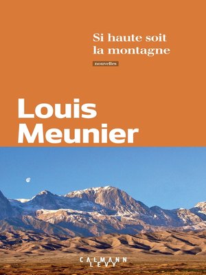 cover image of Si haute soit la montagne